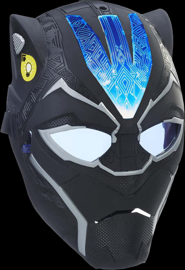 Black Panther Mask Closeup PNG Image