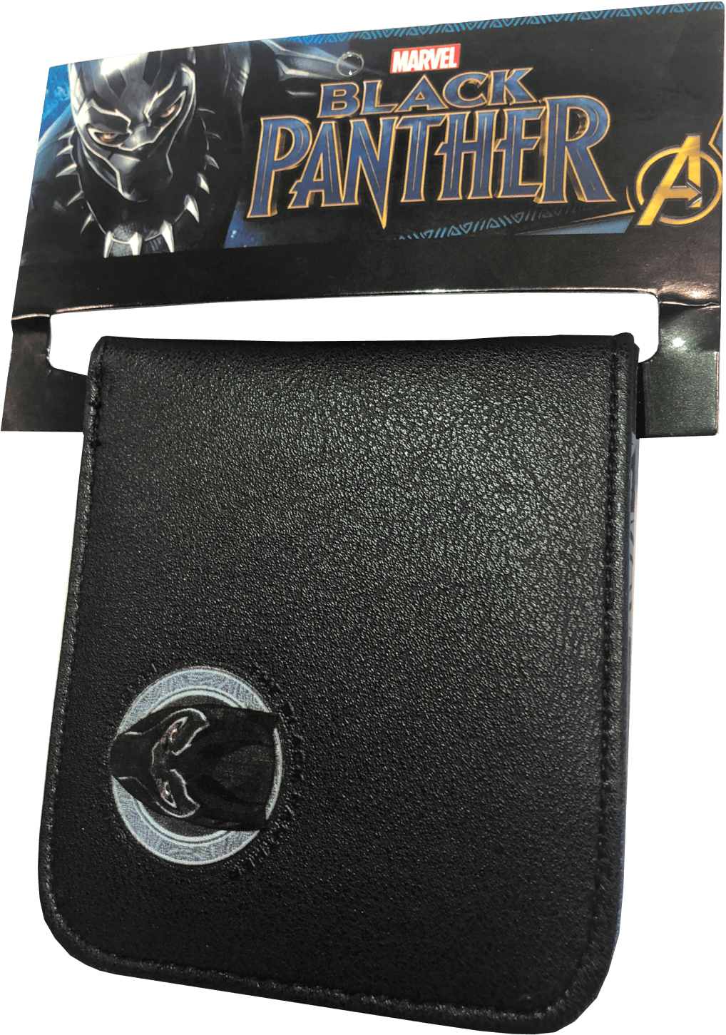 Black Panther Themed Wallet PNG Image