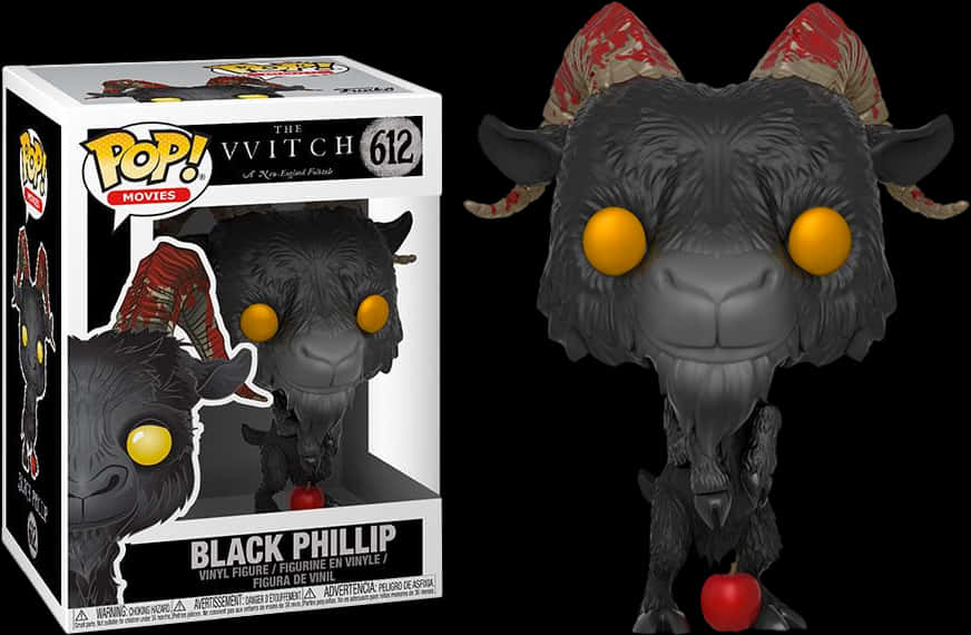 Black Phillip Funko Pop Figure The V Vitch PNG Image