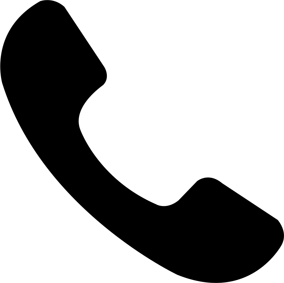 Black Phone Icon PNG Image