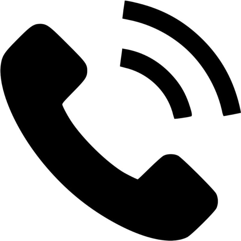 Black Phone Receiver Clipart PNG Image