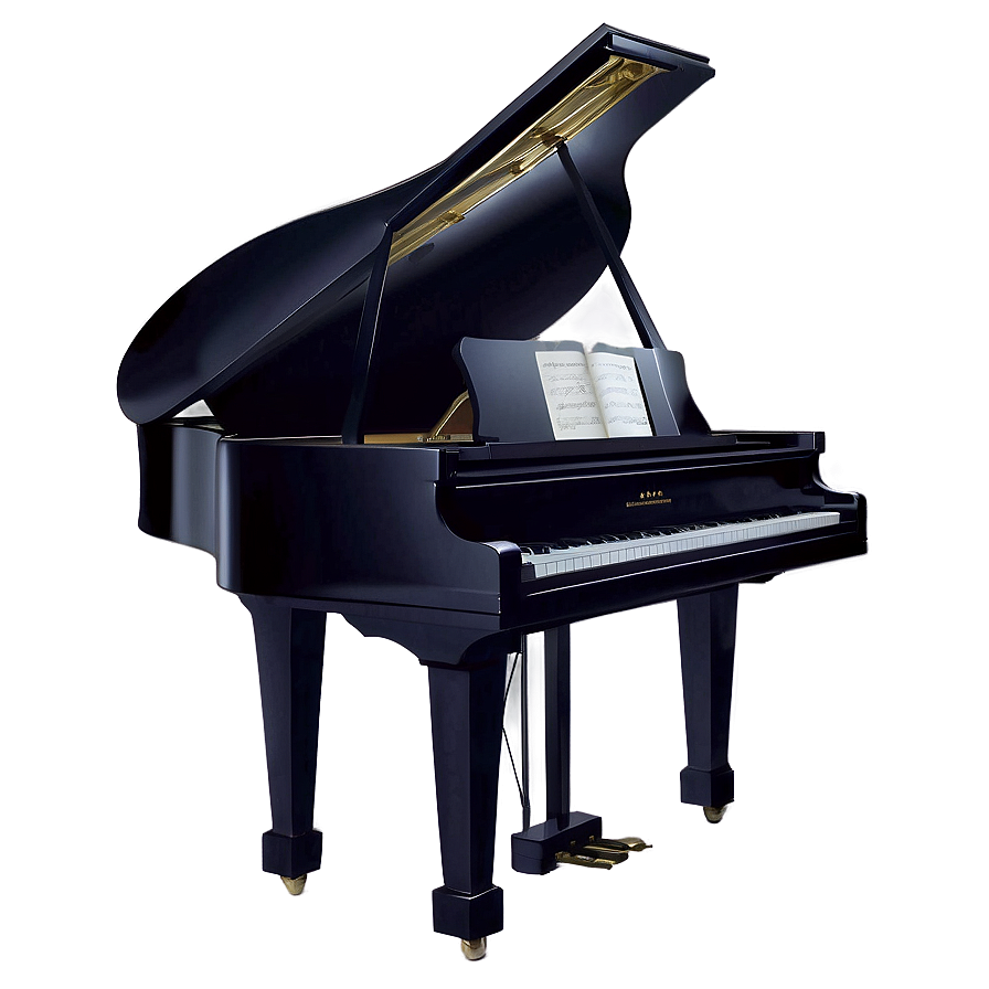 Black Piano Png Qcu PNG Image