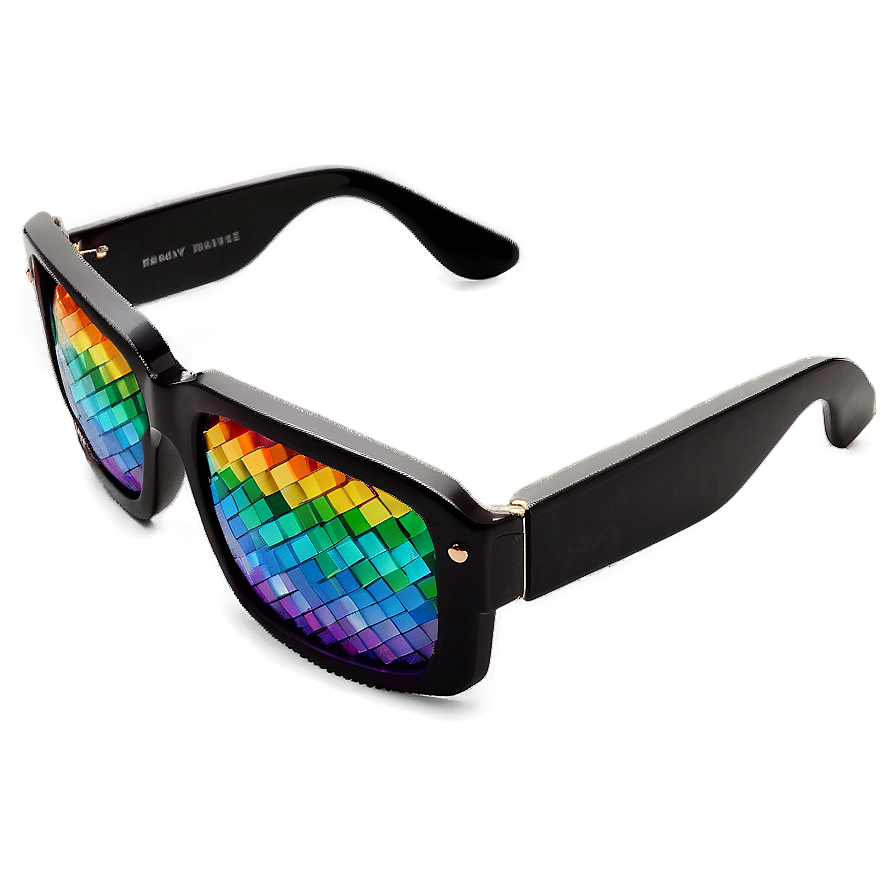 Black Pixel Sunglasses Png Btt PNG Image