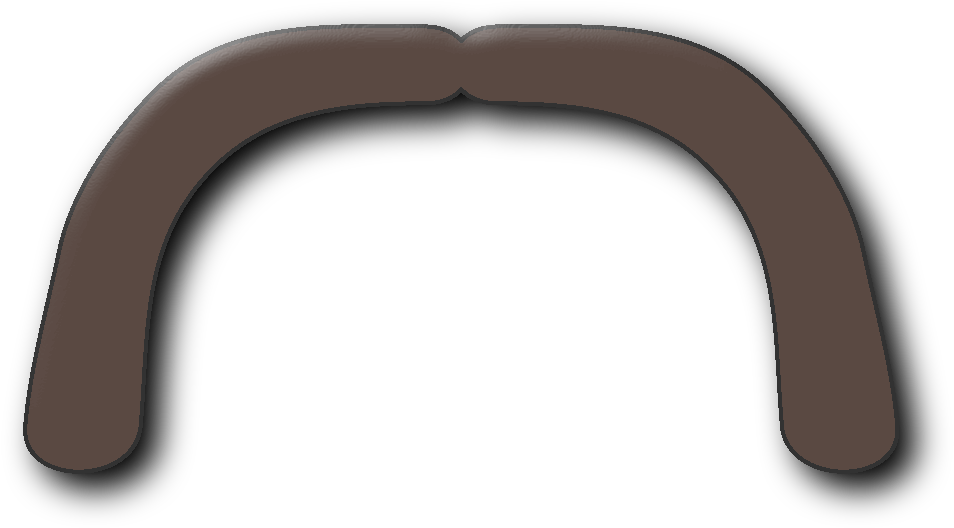 Black Plastic Handle Top View PNG Image