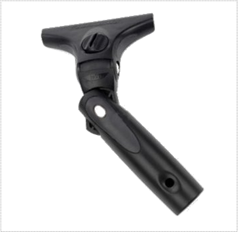 Black Plastic T Handle Component PNG Image