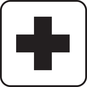 Black Plus Sign Icon PNG Image