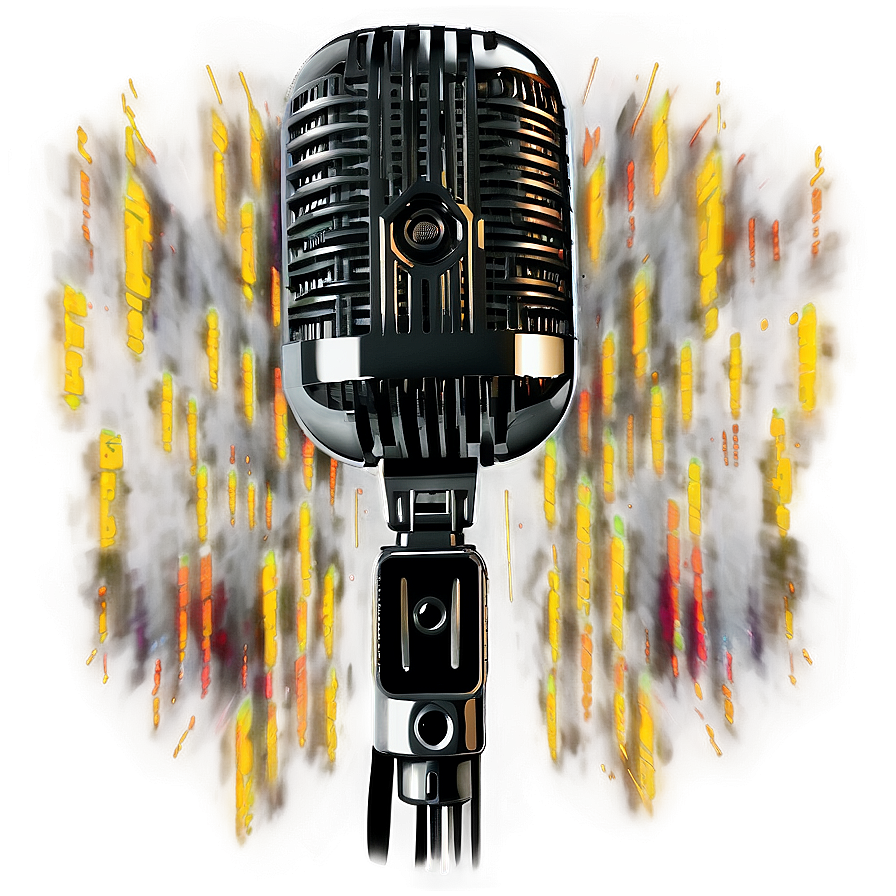 Black Podcast Microphone Png 06202024 PNG Image