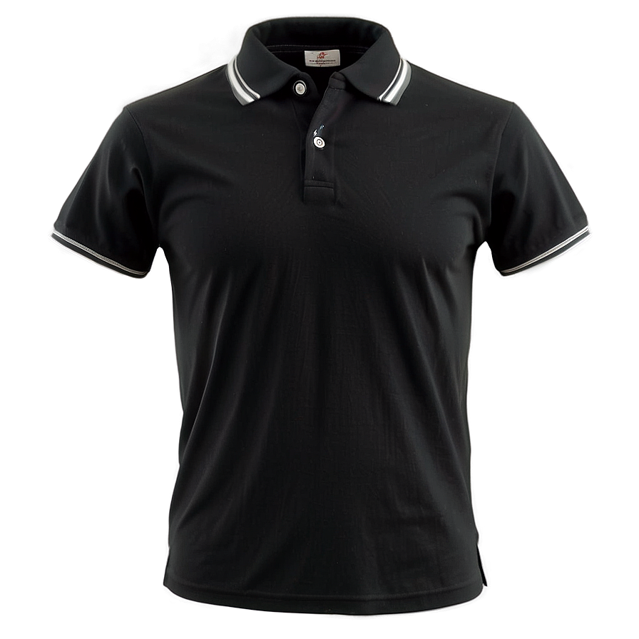 Black Polo Shirt Png Rur62 PNG Image