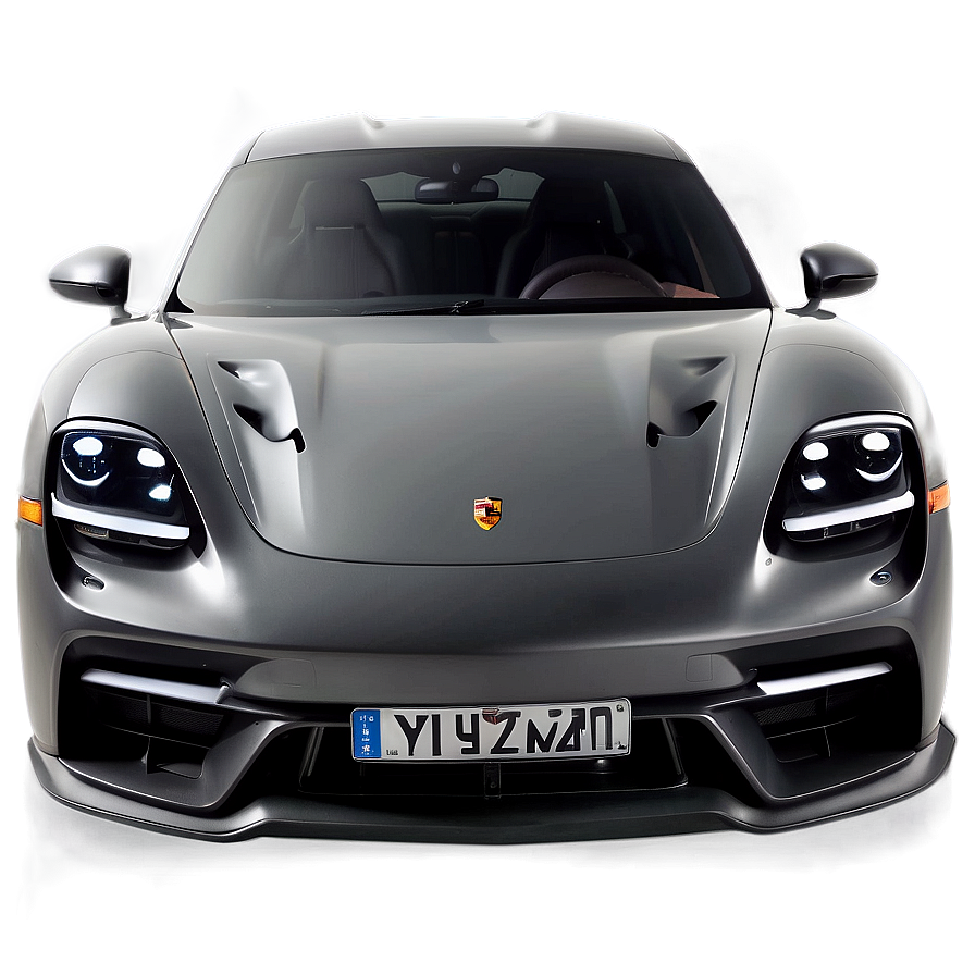 Black Porsche Taycan Dynamic Png Fvi PNG Image