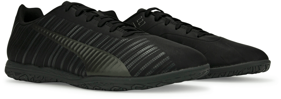 Black Puma Sneakers Profile View PNG Image