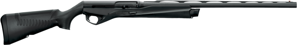 Black Pump Action Shotgun PNG Image