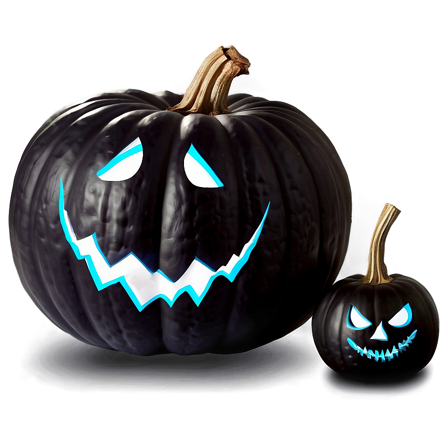 Black Pumpkin Carving Png 65 PNG Image