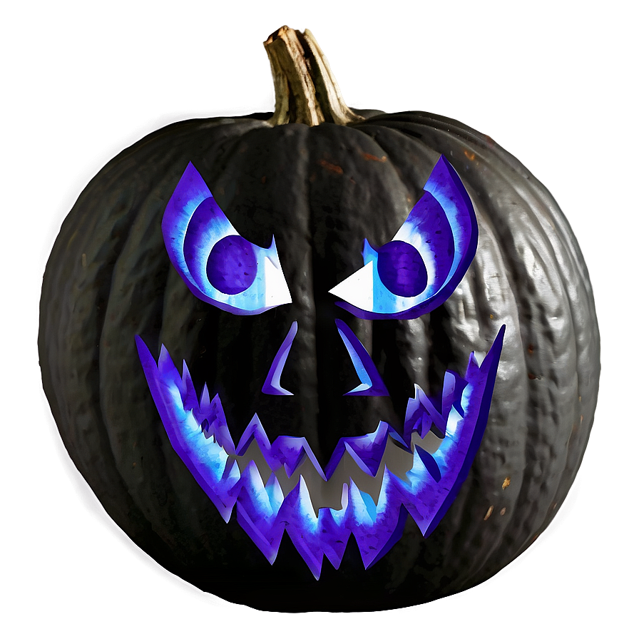 Black Pumpkin Carving Png Yrx63 PNG Image