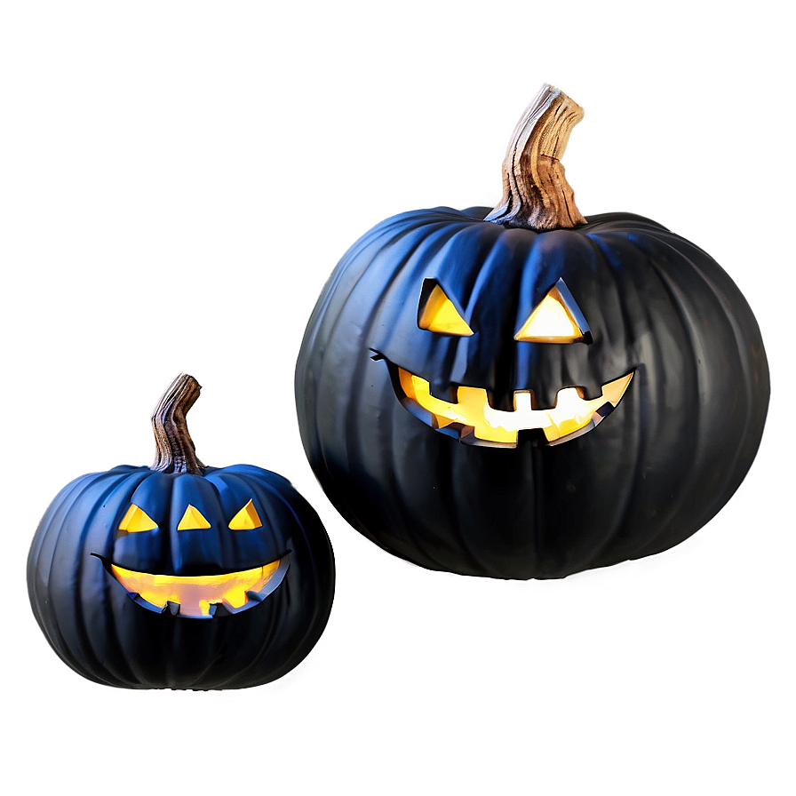 Black Pumpkin Lantern Png 06282024 PNG Image