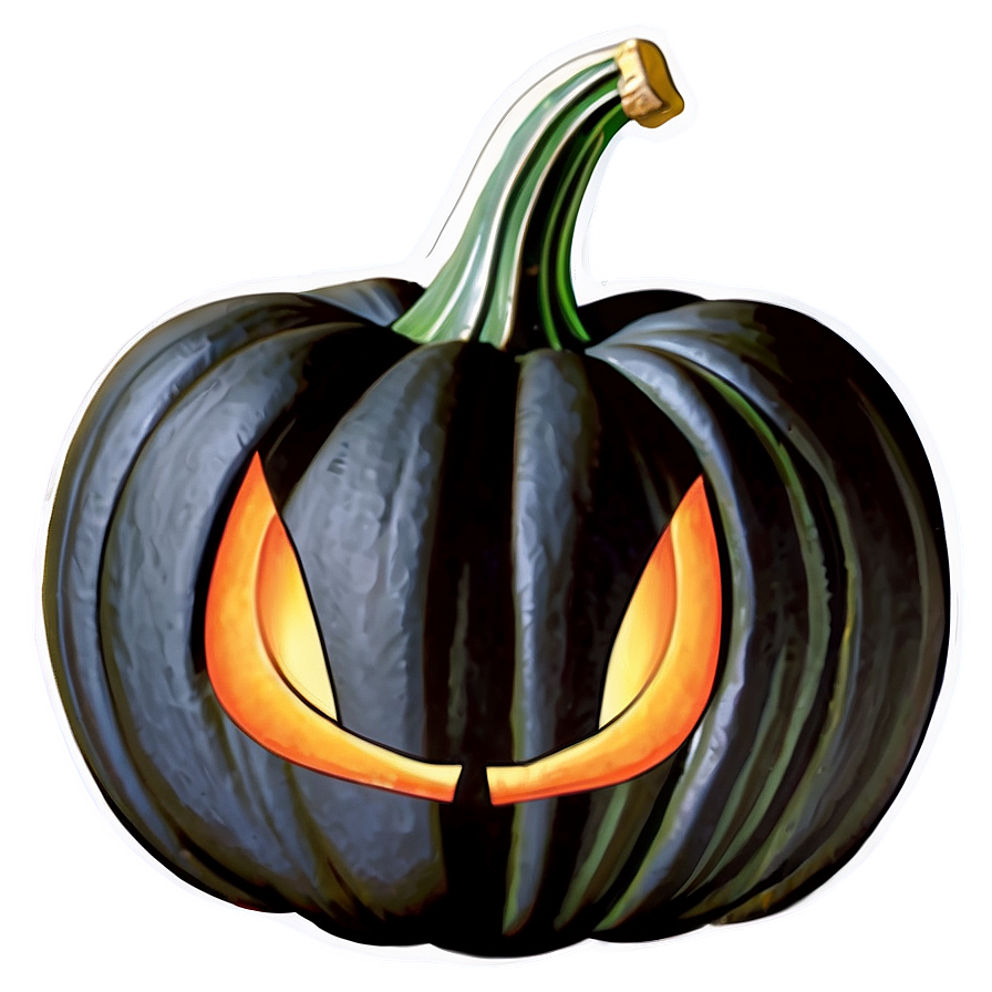 Black Pumpkin Outline Png 31 PNG Image