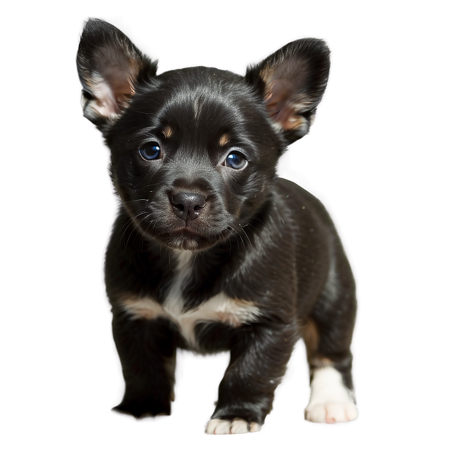 Black Puppy Png Fnk PNG Image