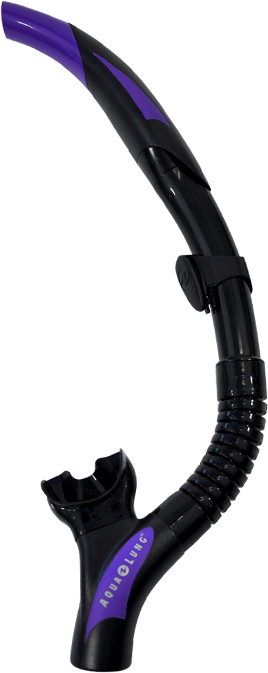 Black Purple Snorkel Equipment PNG Image