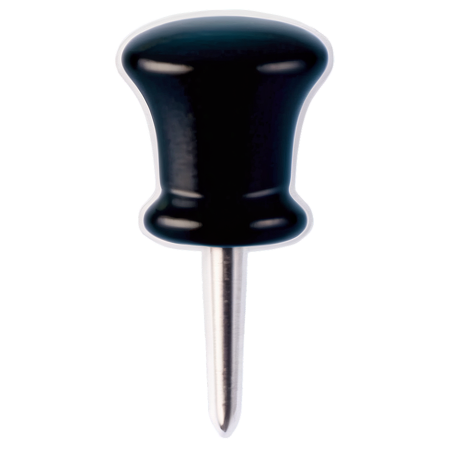 Black Push Pin Png 05252024 PNG Image