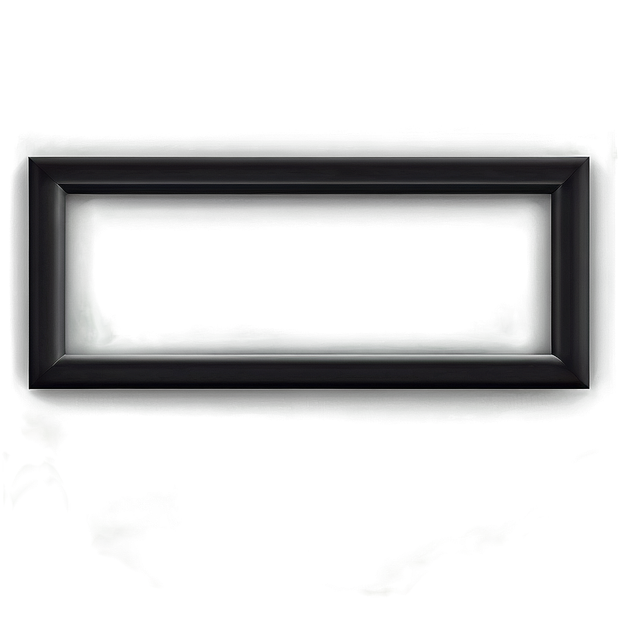 Black Rectangle Border Png 26 PNG Image