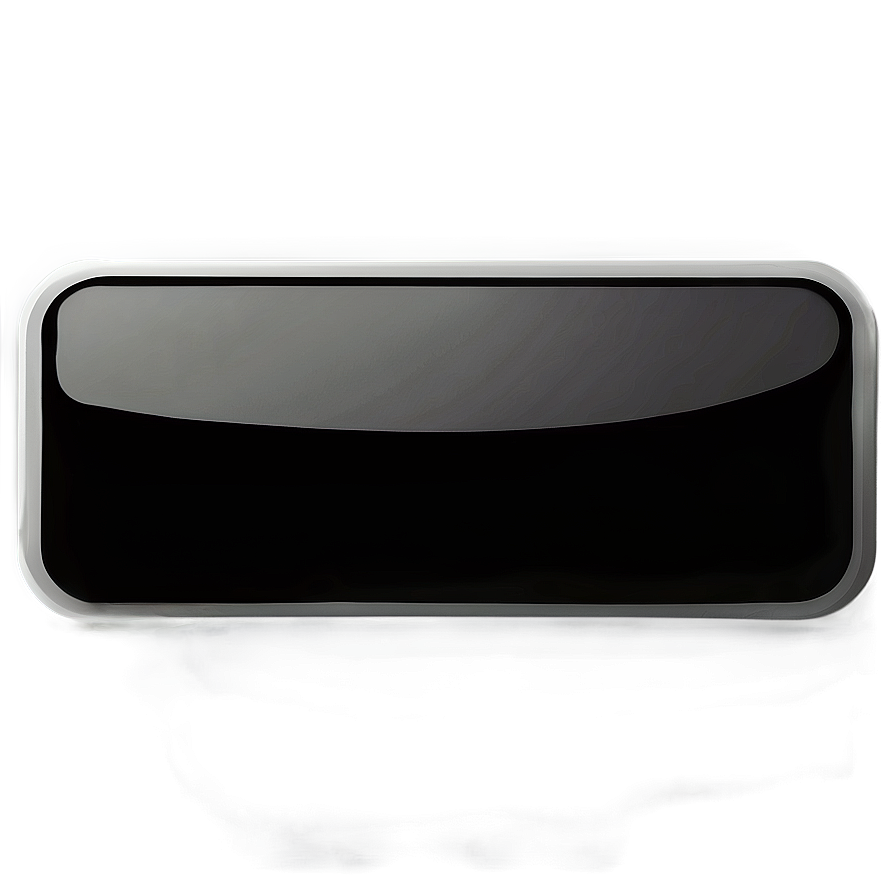 Black Rectangle Button Png Ftg71 PNG Image