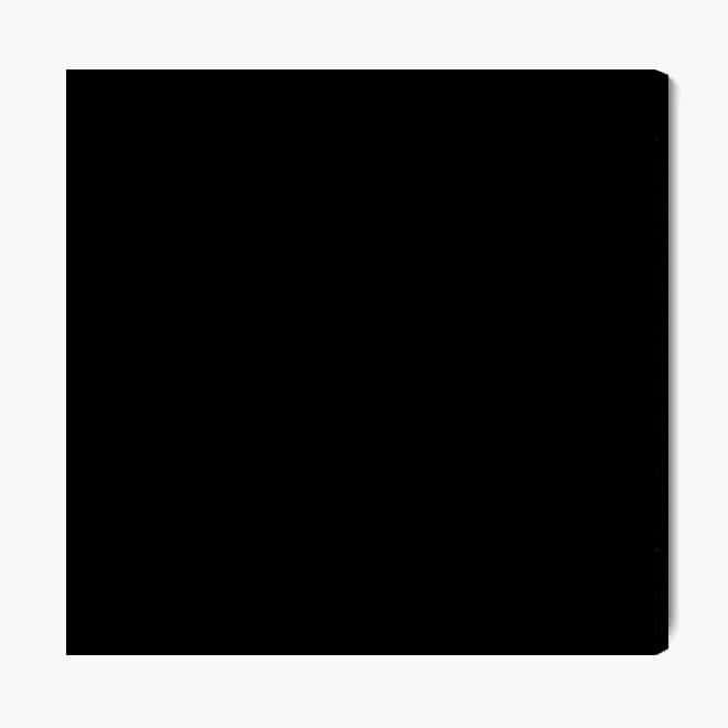 Black Rectangle Canvas PNG Image