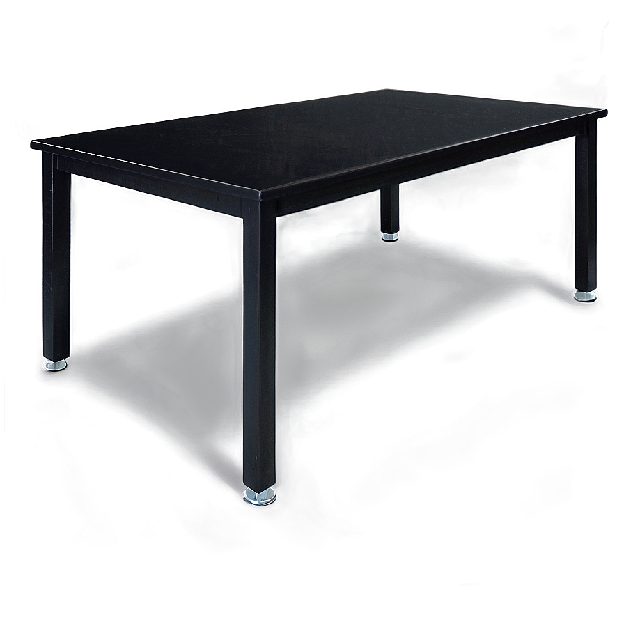 Black Rectangular Table Png Hdu19 PNG Image