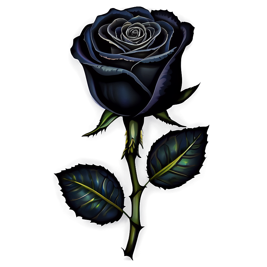 Black Rose Clipart Png Eev PNG Image