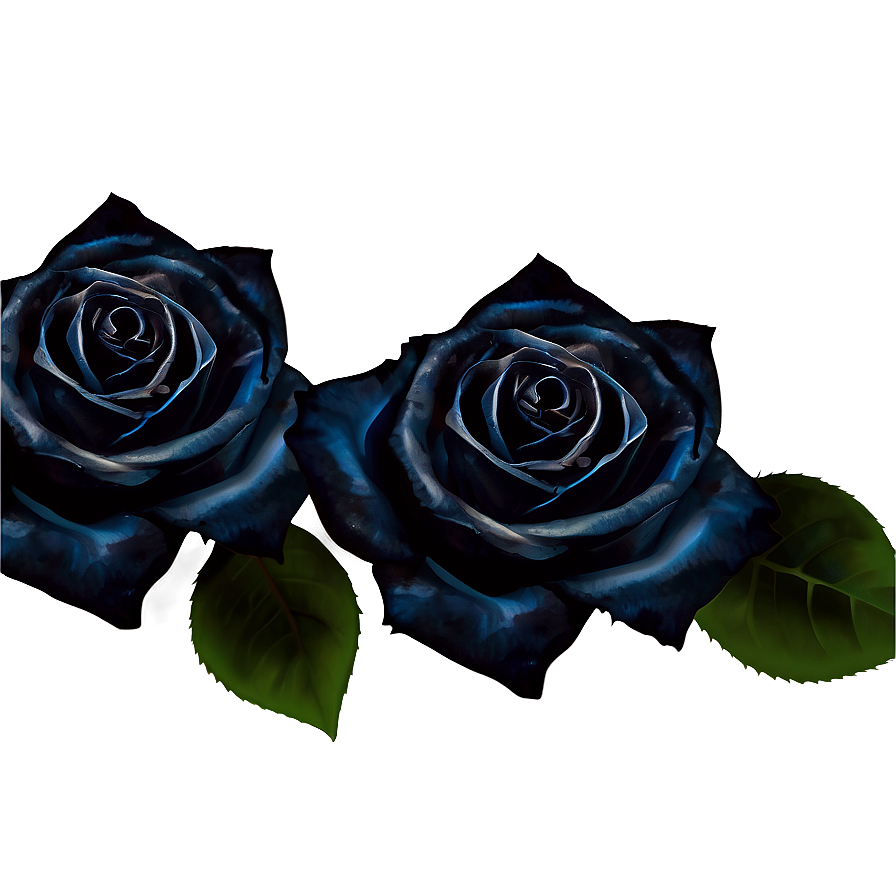 Black Roses Art Png 32 PNG Image