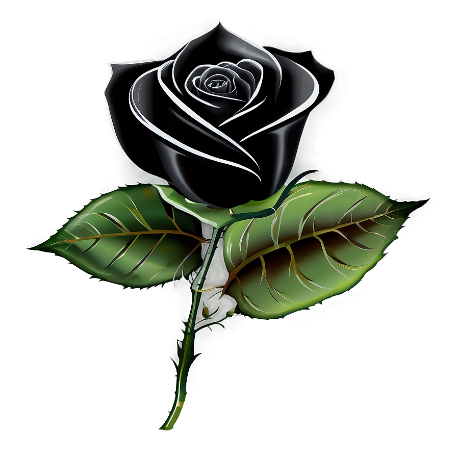 Black Roses Decoration Png Gus32 PNG Image