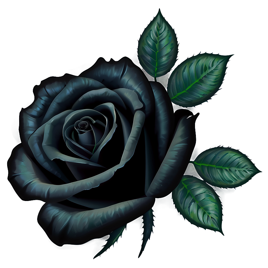 Black Roses Pattern Png 06212024 PNG Image