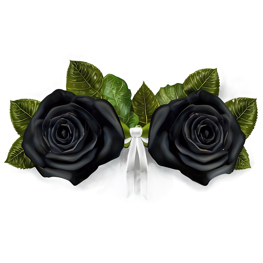 Black Roses Wedding Theme Png 16 PNG Image