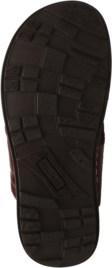 Black Sandal Sole View PNG Image