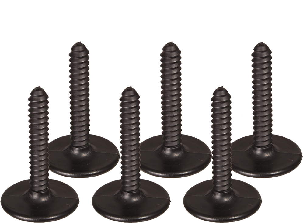 Black Screws Arrangement PNG Image