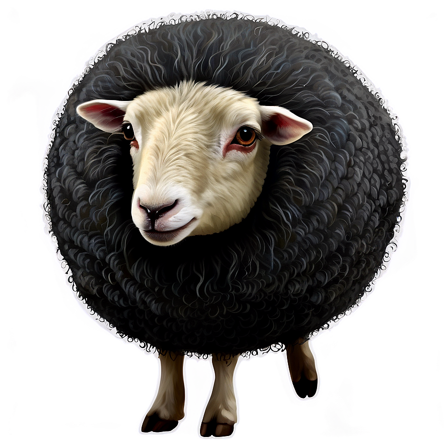 Black Sheep B PNG Image