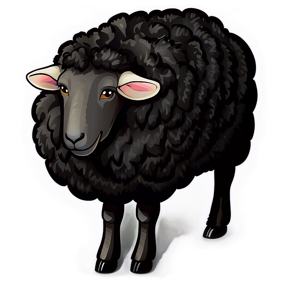 Black Sheep Clipart Png 06292024 PNG Image