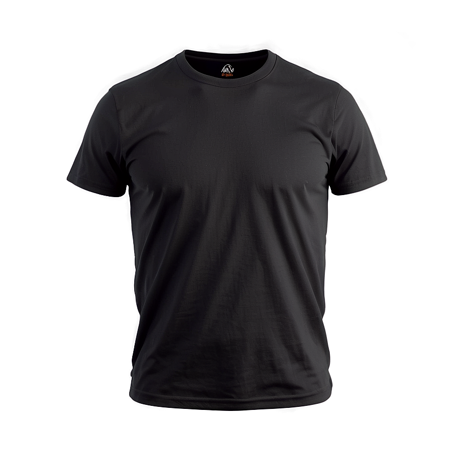 Black Shirt Front View Png Kjg PNG Image