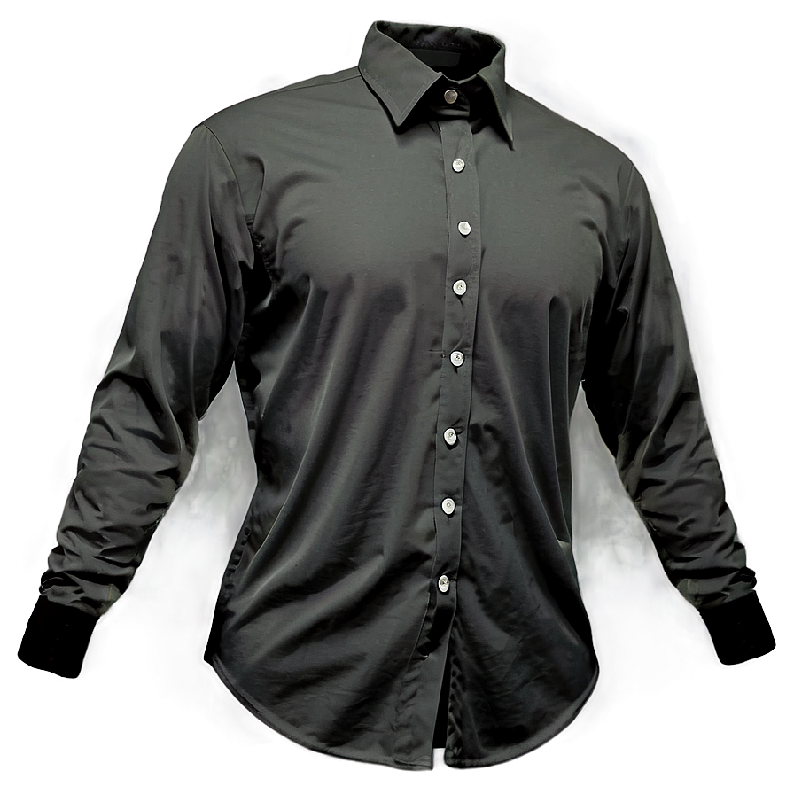 Black Shirt Long Sleeve Png 67 PNG Image