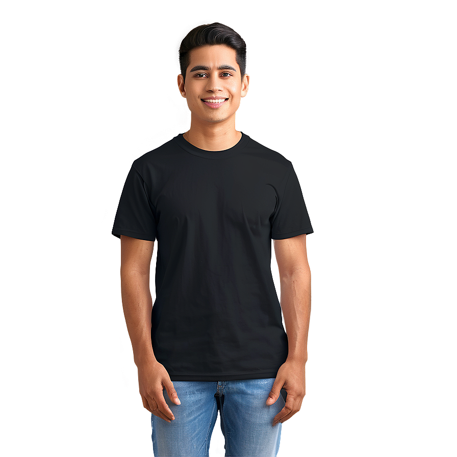 Black Shirt Mockup Png Fmr16 PNG Image