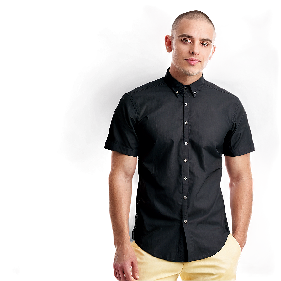 Black Shirt Street Style Png 28 PNG Image