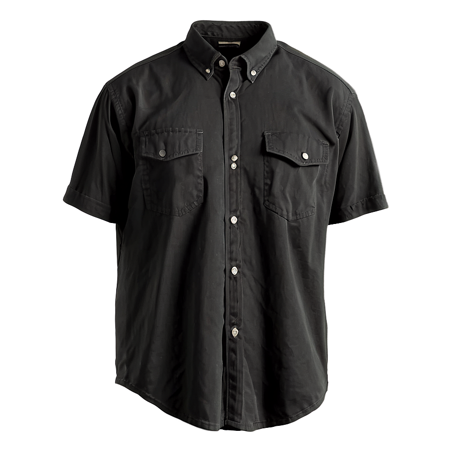 Black Shirt With Pocket Png Iup66 PNG Image