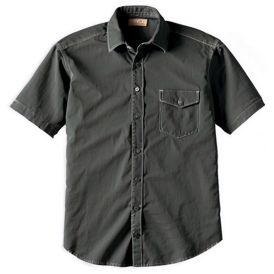 Black Shirt With Pocket Png Unq29 PNG Image