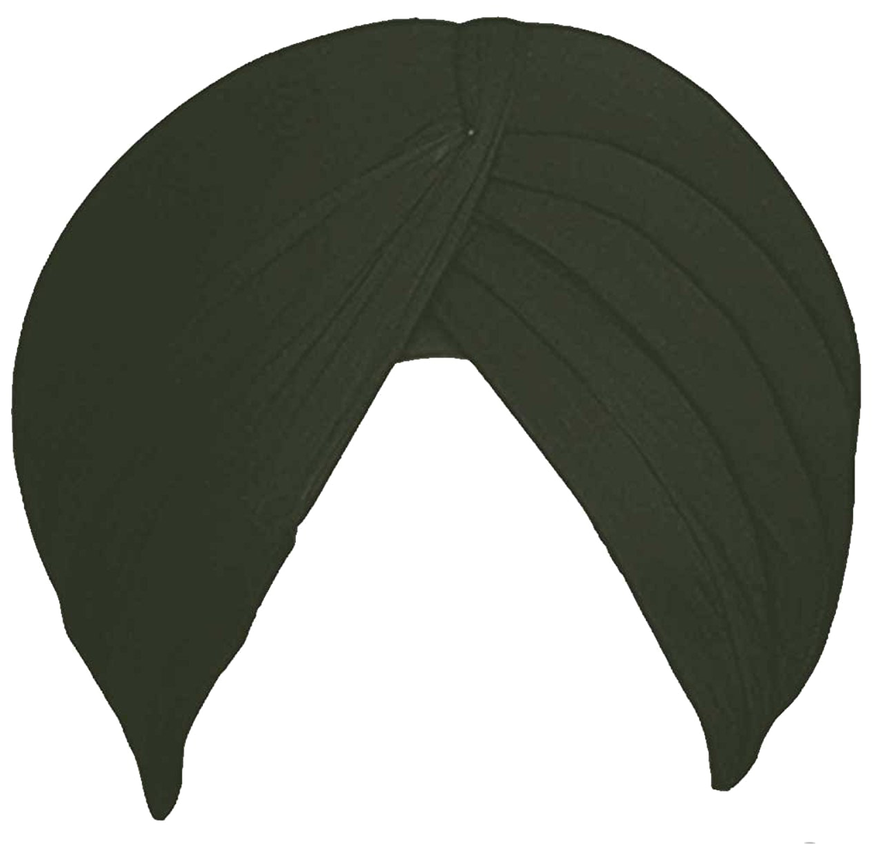 Black Sikh Turban Graphic PNG Image