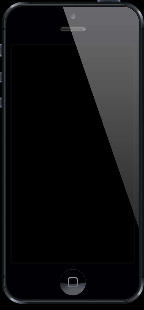 Black Smartphone Frame PNG Image