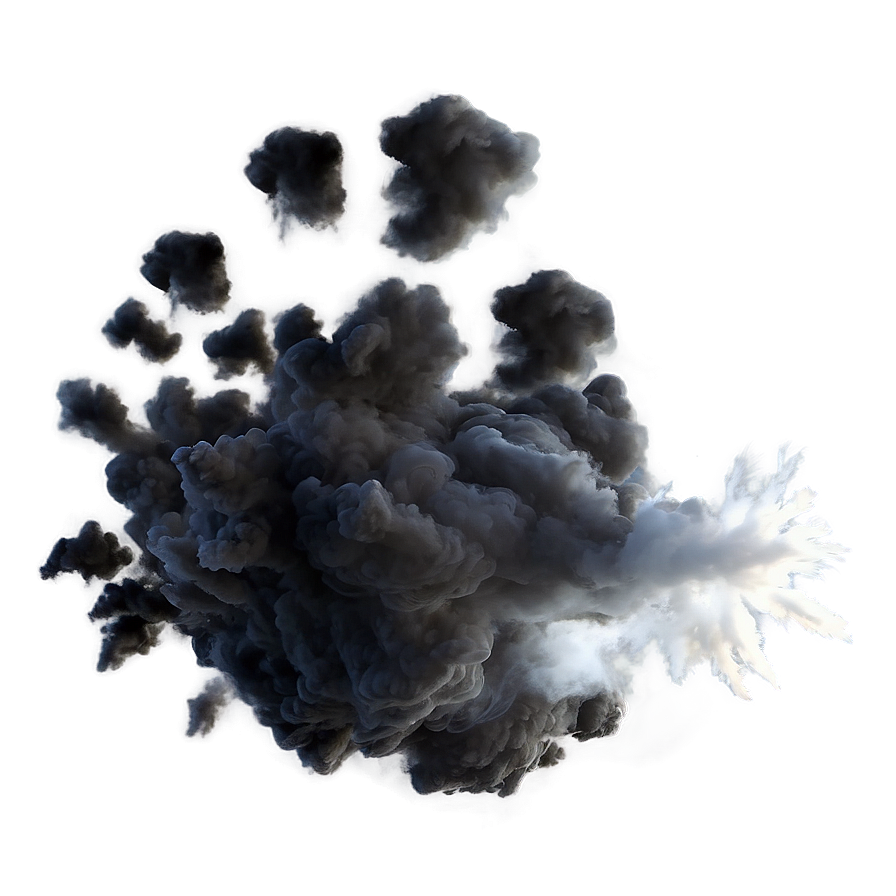 Black Smoke Burst Png 91 PNG Image