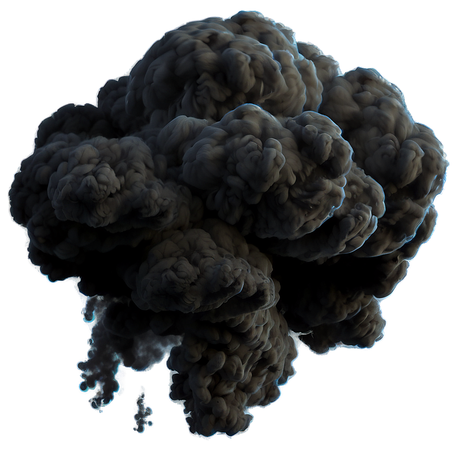 Black Smoke Clouds Png 06282024 PNG Image