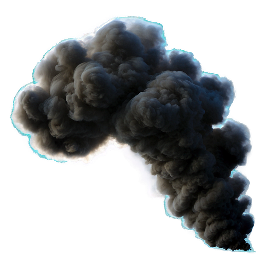 Black Smoke Puff Png Ged PNG Image