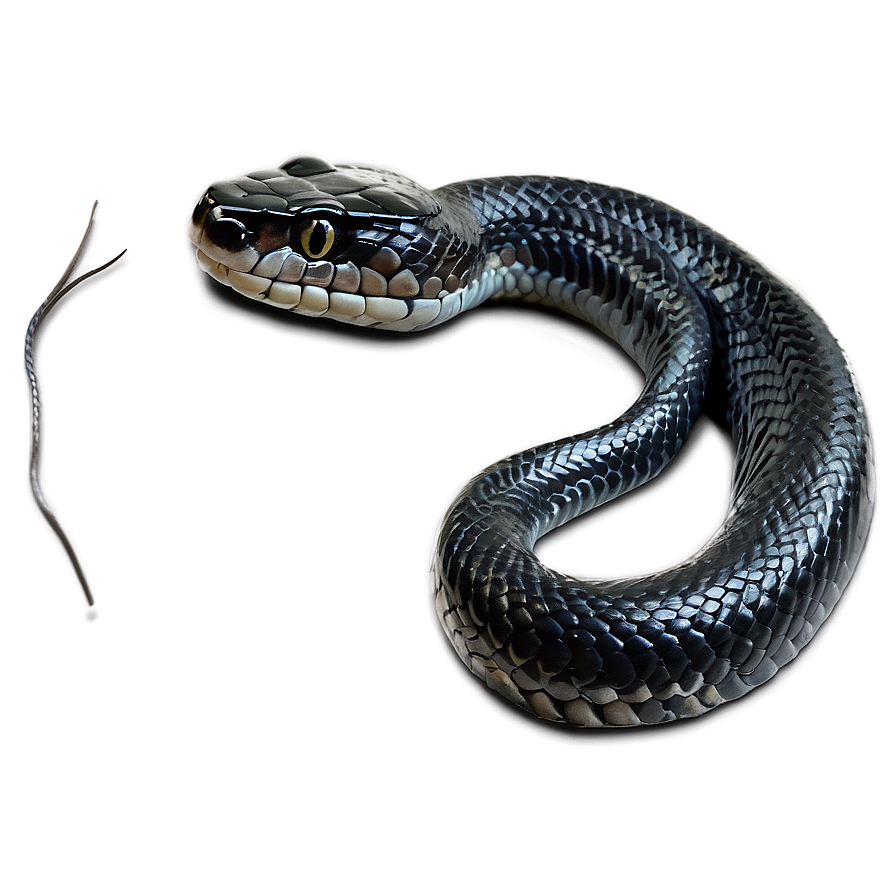 Black Snake B PNG Image