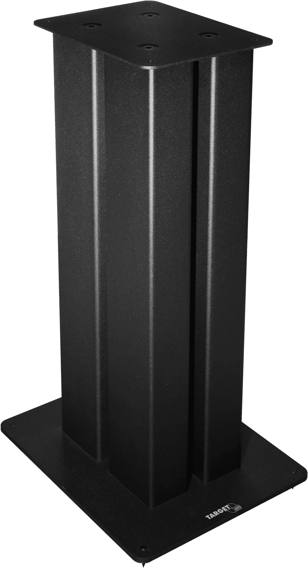 Black Speaker Stand Isolated PNG Image