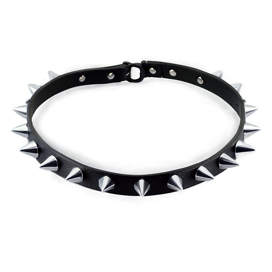 Black Spiked Choker Png Owo38 PNG Image