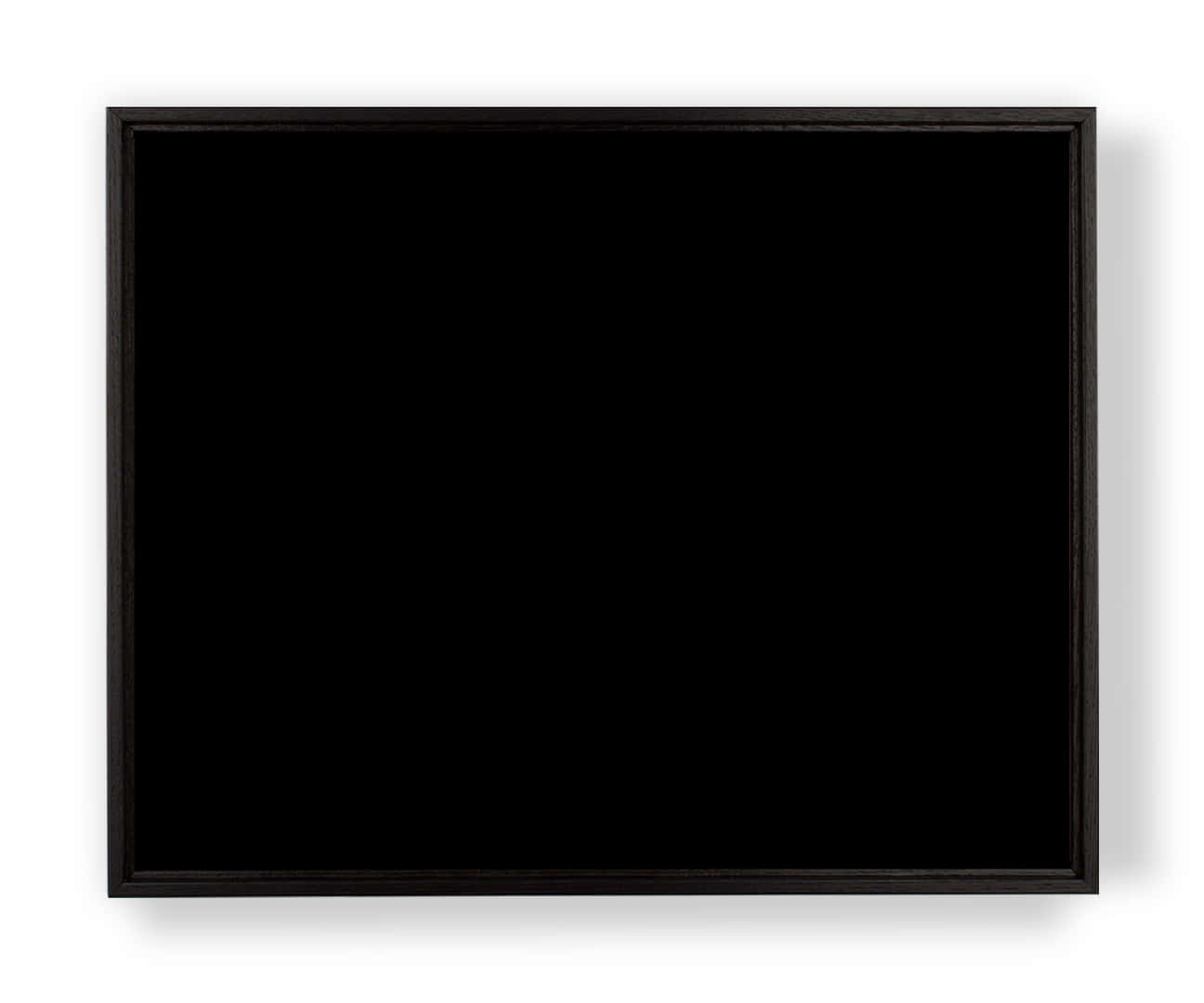 Black Square White Frame PNG Image